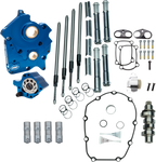 S&S CYCLE Cam Chest Kit - Water Cooled - Chain Drive - 475 Cam - Chrome Pushrod Tubes - M8 310-1000C — image 1