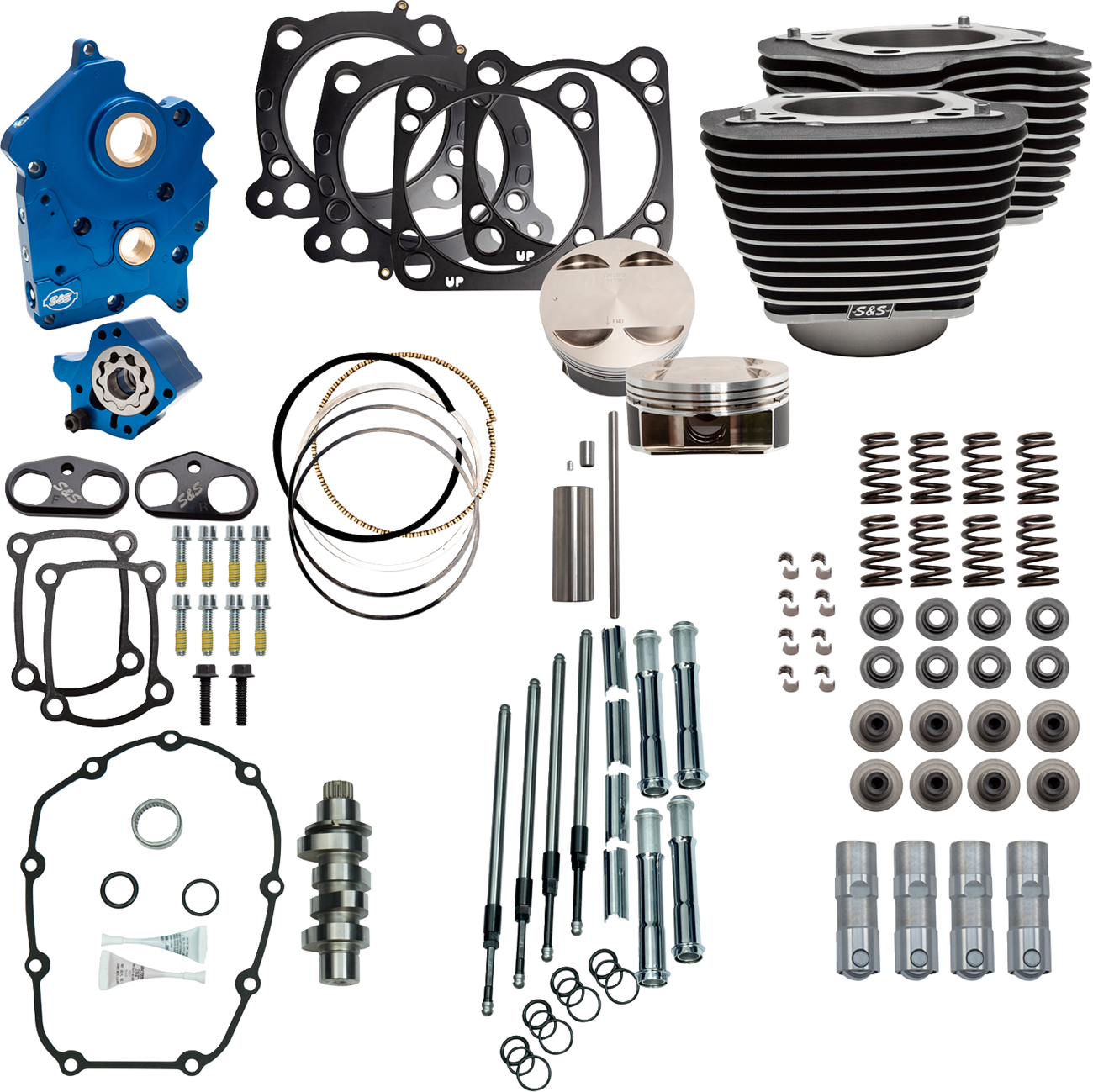 S&S CYCLE Power Pack - 4.500" Stroke - Water Cooled - Black w/Highlights - M8 310-1101C — image 1