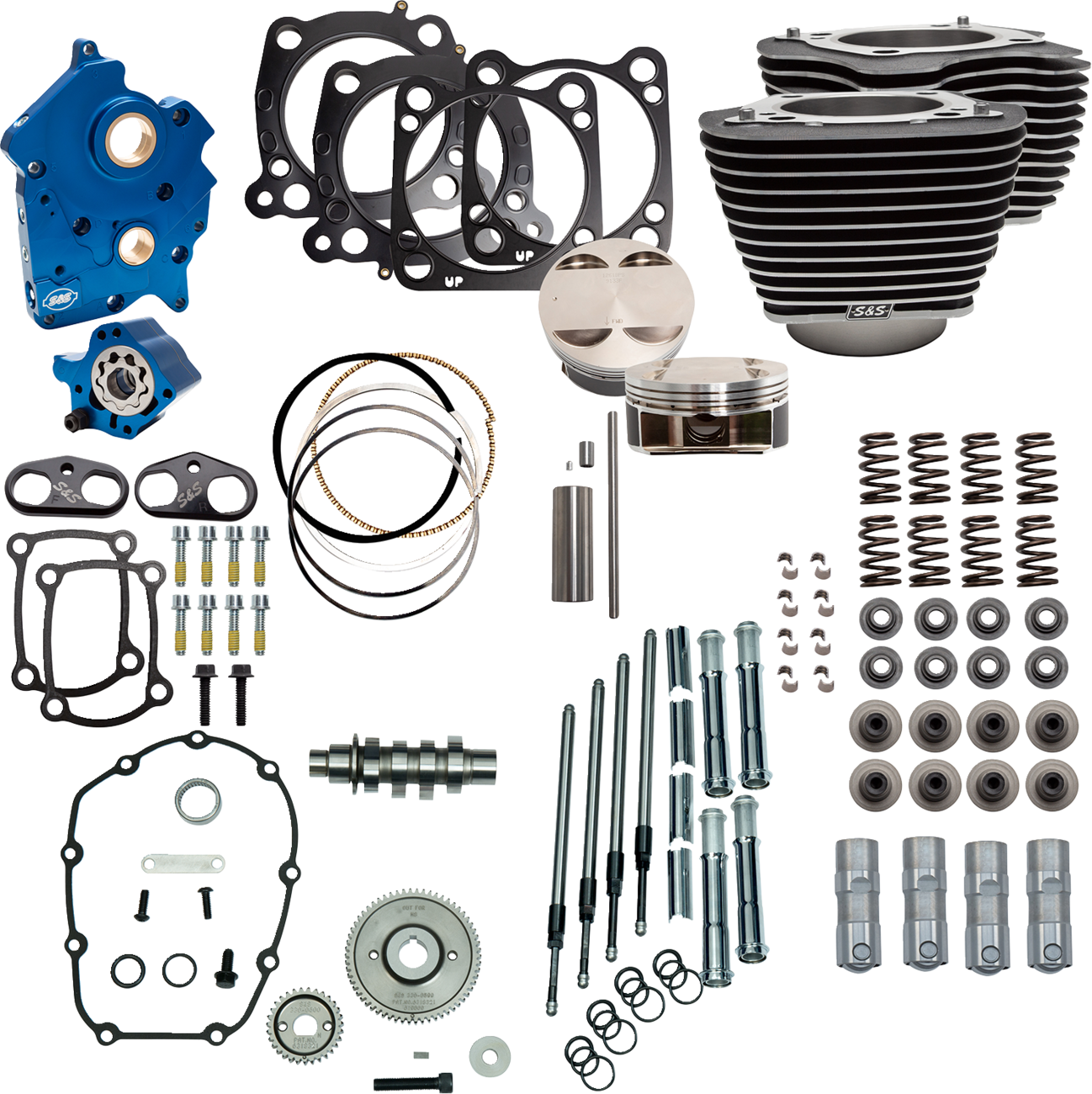 S&S CYCLE Power Pack - 4.500" Stroke - Water Cooled - Black w/Highlights - M8 310-1102C — image 1
