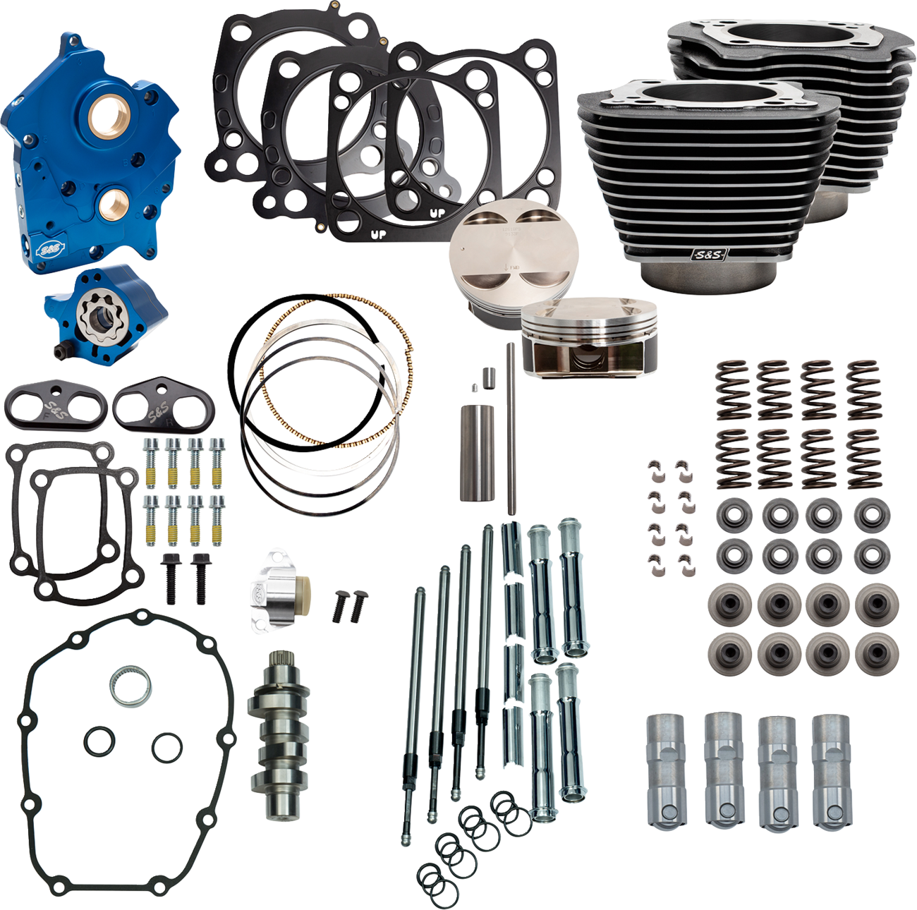 S&S CYCLE Power Pack - 4.500" Stroke - Water Cooled - Black w/Highlights - M8 310-1102C — image 2