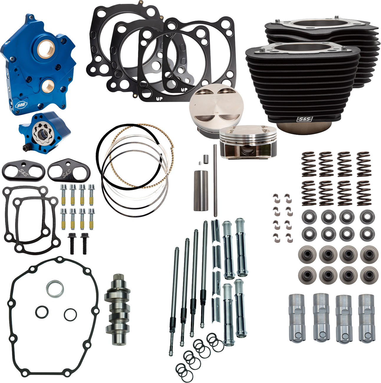S&S CYCLE Power Pack - 4.500" Stroke - Oil Cooled - Black w/o Highlights - M8 310-1105C — image 1