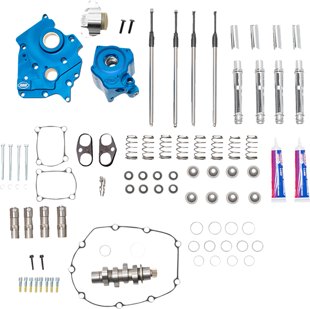 S&S CYCLE Cam Chest Kit - Water Cooled - Chain Drive - 540 Cam - Chrome Pushrod Tubes - M8 310-1116B — image 1