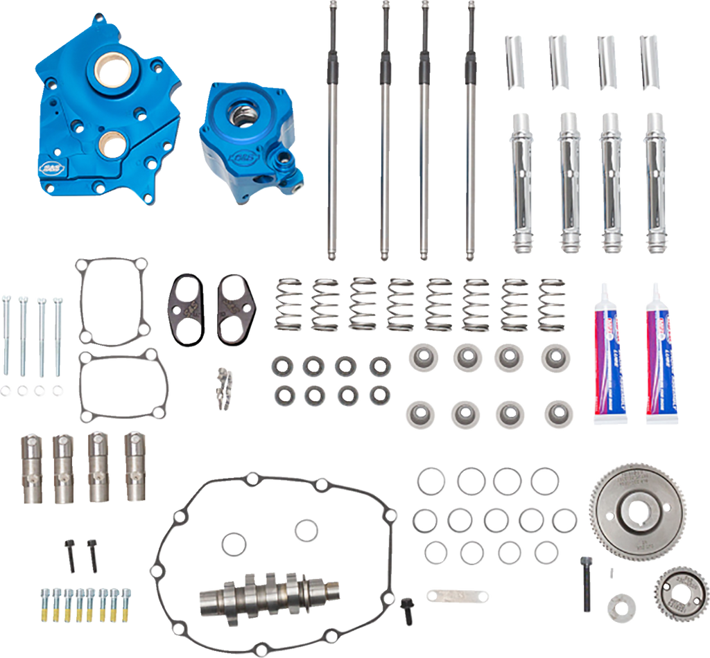 S&S CYCLE Cam Chest Kit - Water Cooled - Gear Drive - 540 Cam - Chrome Pushrod Tubes - M8 310-1117A — image 1