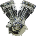 S&S CYCLE V111 Long-Block Engine- Natural - 84-'99 Custom Chasis w/Alternator Style Primary 310-1157 — image 1
