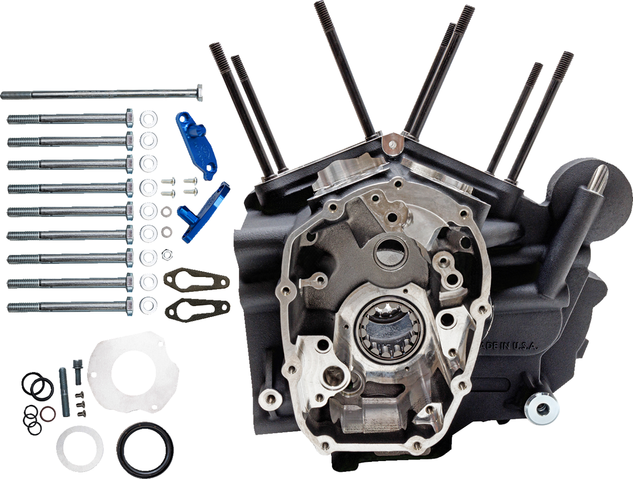 S&S CYCLE Engine Case - MK-Series - Performance Replacement - M8 Touring 310-1170 — image 1