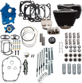 S&S CYCLE 132" Power Pack - 550 Chain Drive - Oil Cooled - Black w/o Highlight Fins - 114"/117" M8 310-1233C — image 1