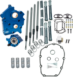 S&S CYCLE Cam Chest - Oil Cooled - Chain Drive - Chrome Pushrod Tubes - M8 310-1263A — image 1