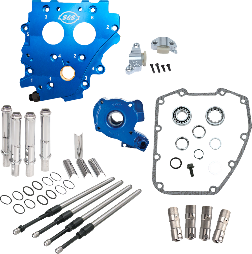 S&S CYCLE Cam Chest Kit without Cams - Chain Drive - Black Pushrods - Twin Cam 310-1270 — image 2