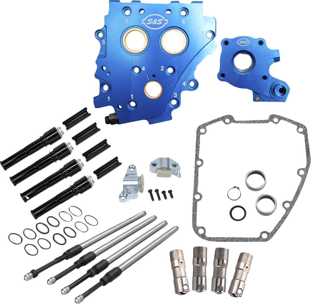 S&S CYCLE Cam Chest Kit without Cams - Chain Drive - Black Pushrods - Twin Cam 310-1272 — image 1