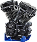 S&S CYCLE MK136 Black Edition Engine - 550G Gear Drive - Oil Cooled - Race Only - M8 Touring 310-1289 — image 1