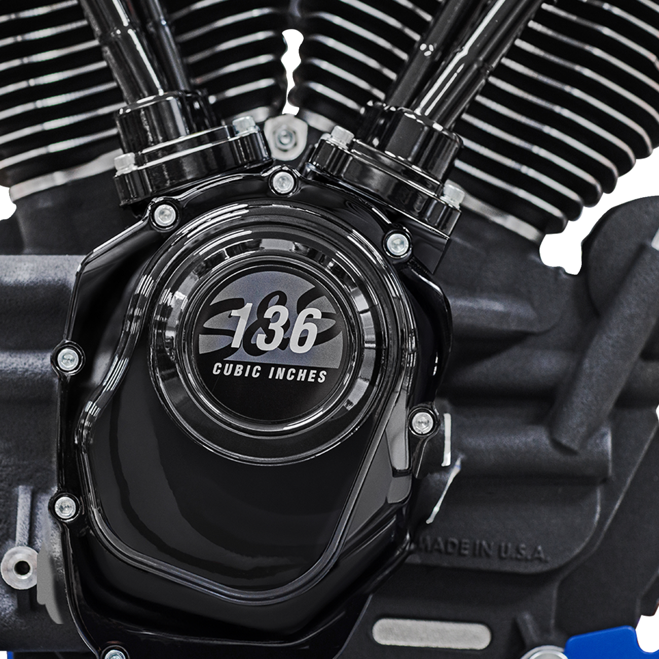 S&S CYCLE MK136 Black Edition Engine - Oil Cooled - 49 State - M8 Touring 310-1290 — image 2