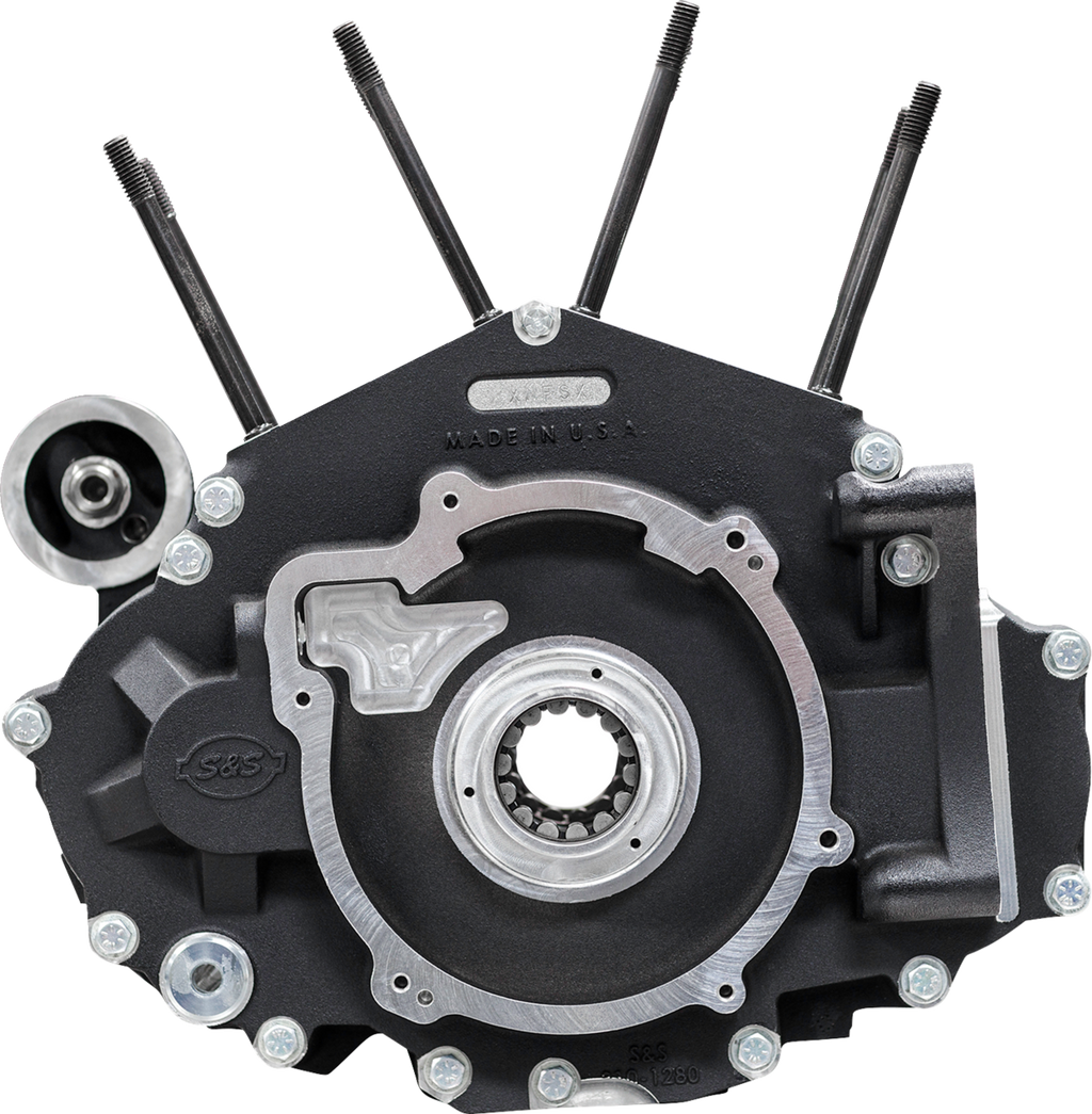 S&S CYCLE Crankcase - MK-Series "B" - Black - M8 Softail 310-1326 — image 4