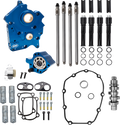 S&S CYCLE Cam Chest Kit - Oil Cooled - Chain Drive - 496 Cam - Black Pushrod Tubes - M8 310-1379A — image 1