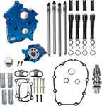 S&S CYCLE Cam Chest Kit - Oil Cooled - Chain Drive - 496 Cam - Black Pushrod Tubes - M8 310-1379A — image 1