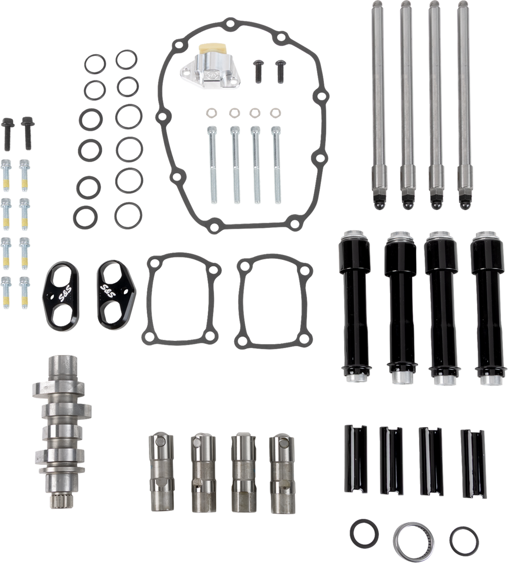 S&S CYCLE Camshaft Kit - 496 Chain Drive - Black Pushrod Tubes - M8 310-1410 — image 1