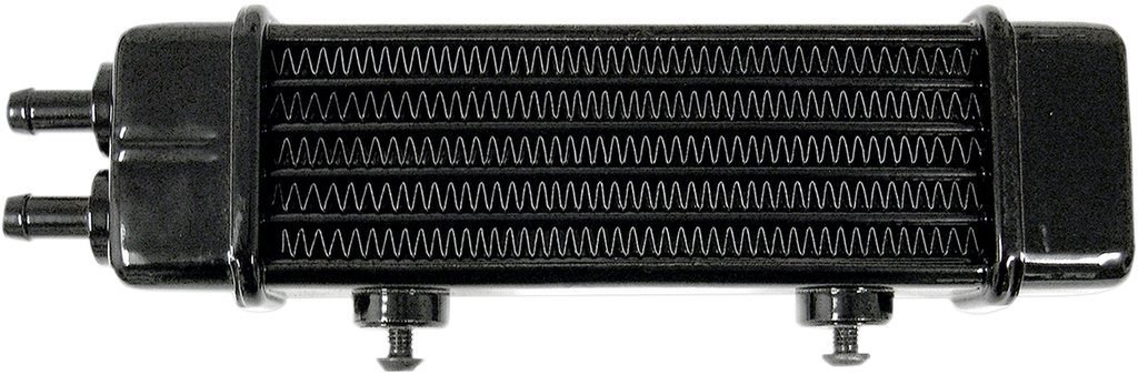 JAGG OIL COOLERS Universal Oil Cooler - 6-Row - Gloss Black — image 1