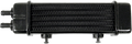 JAGG OIL COOLERS Universal Oil Cooler - 6-Row - Gloss Black — image 1