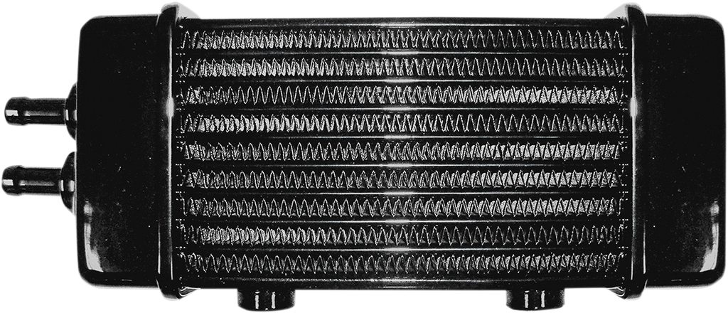 JAGG OIL COOLERS Universal Oil Cooler - 10-Row - Gloss Black — image 1