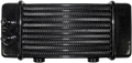 JAGG OIL COOLERS Universal Oil Cooler - 10-Row - Gloss Black — image 1