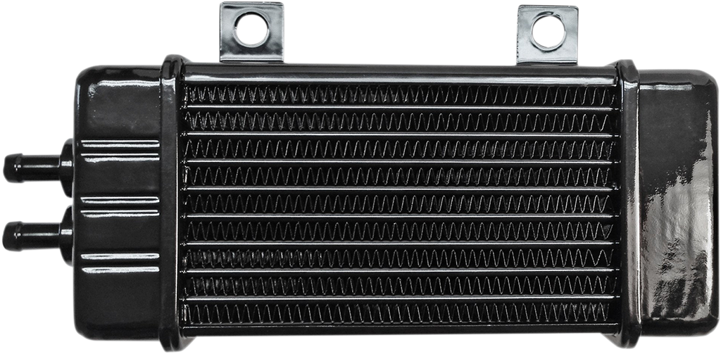 JAGG OIL COOLERS Universal Oil Cooler - 10-Row - Gloss Black — image 1