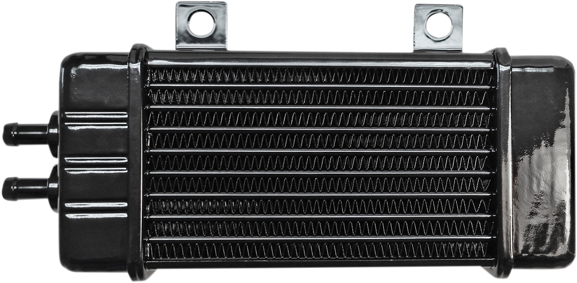 JAGG OIL COOLERS Universal Oil Cooler - 10-Row - Gloss Black — image 1
