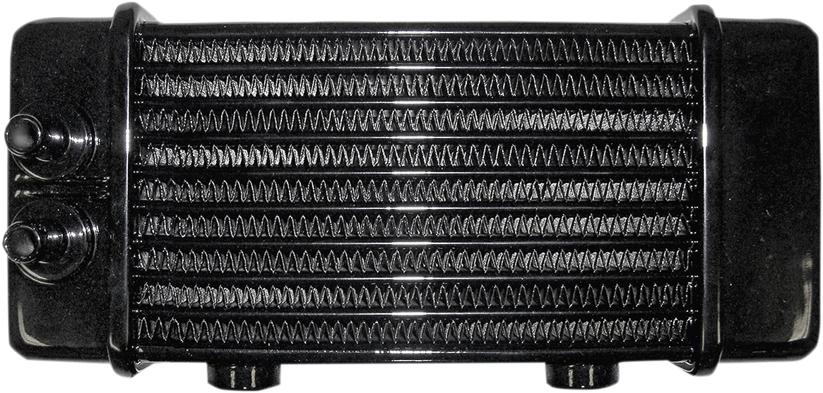 JAGG OIL COOLERS Universal Oil Cooler - 10-Row - Gloss Black — image 2