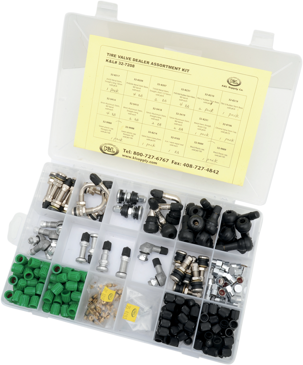 K&L SUPPLY Valve Stem Kit - Assortment 32-7208 — image 1