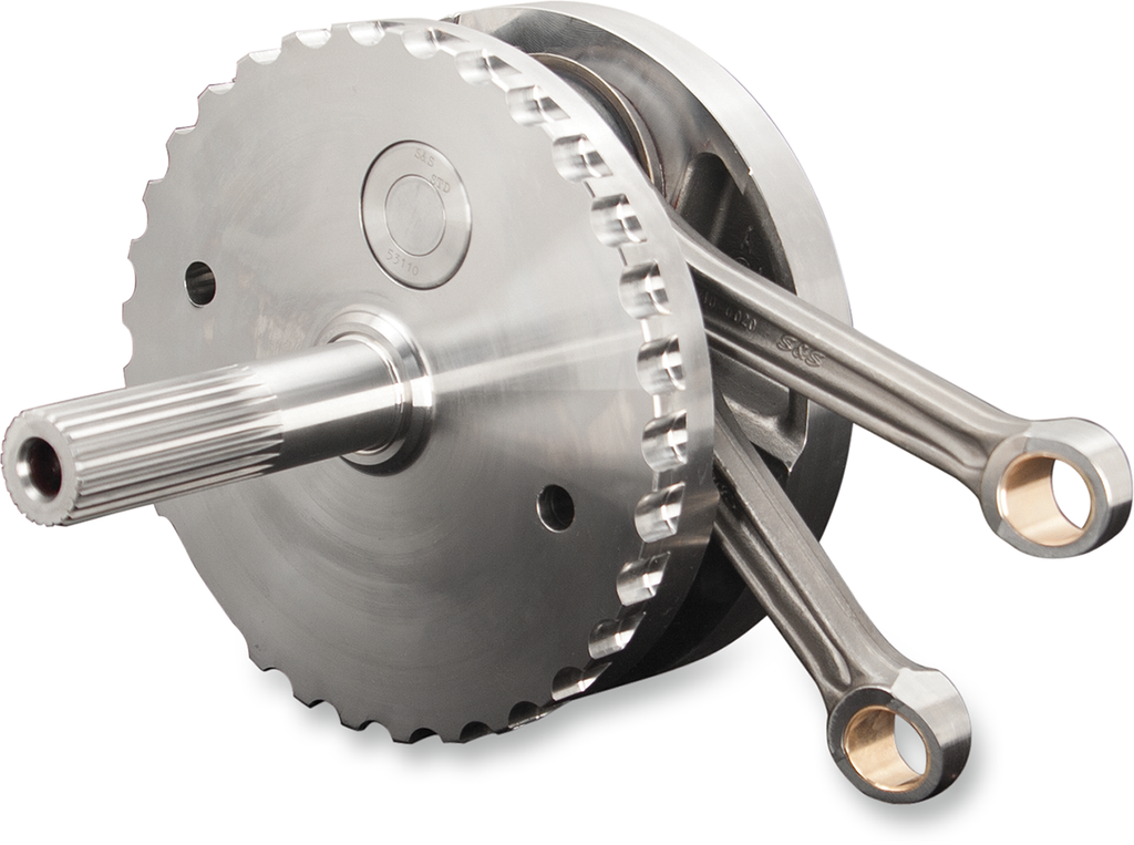 S&S CYCLE Flywheel Assembly - 4-3/8" - with Sprocket Bearing Race - 96"/103"/110" Twin Cam "A" '07-'16 320-0352 — image 2