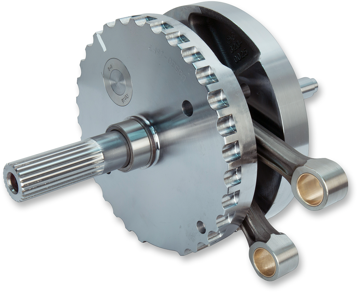 S&S CYCLE Flywheel Assembly - 4-3/8" - with Sprocket Bearing Race - Twin Cam "B" '99-'06 (except '06 Dyna) 320-0354 — image 2