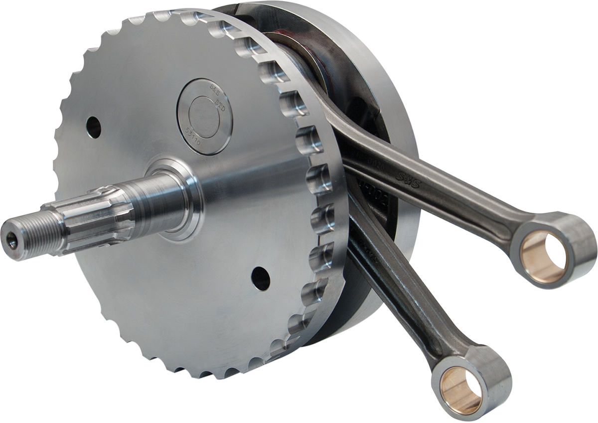 S&S CYCLE Flywheel Assembly - 4-3/8" - w/o Sprocket Bearing Race - Twin Cam "A" '99-'06 320-0361 — image 1