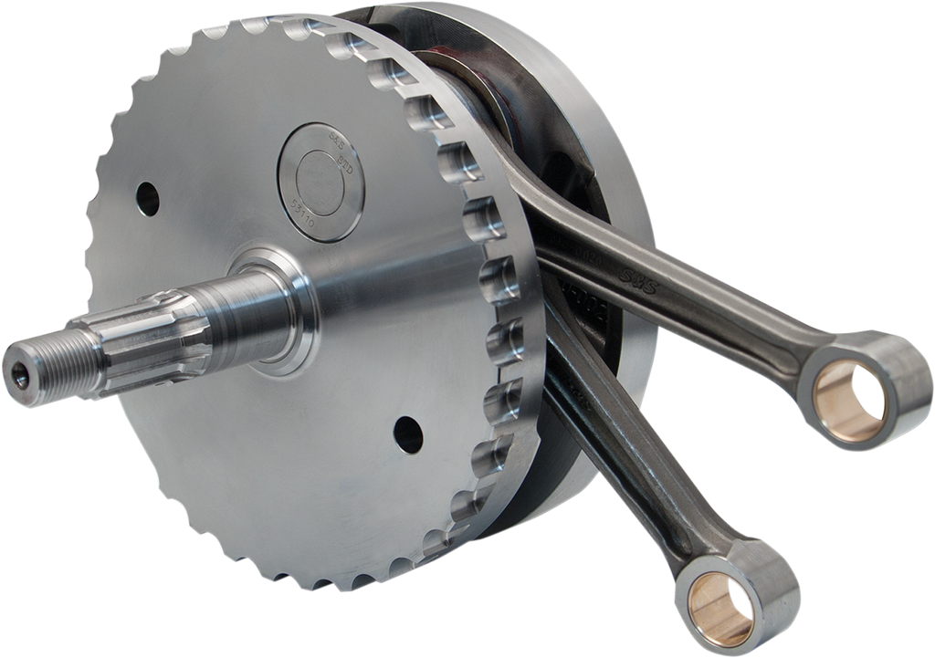 S&S CYCLE Flywheel Assembly - 4-5/8" - w/o Sprocket Bearing Race - Twin Cam w/124" S&S Motor '99-'06 320-0475 — image 1