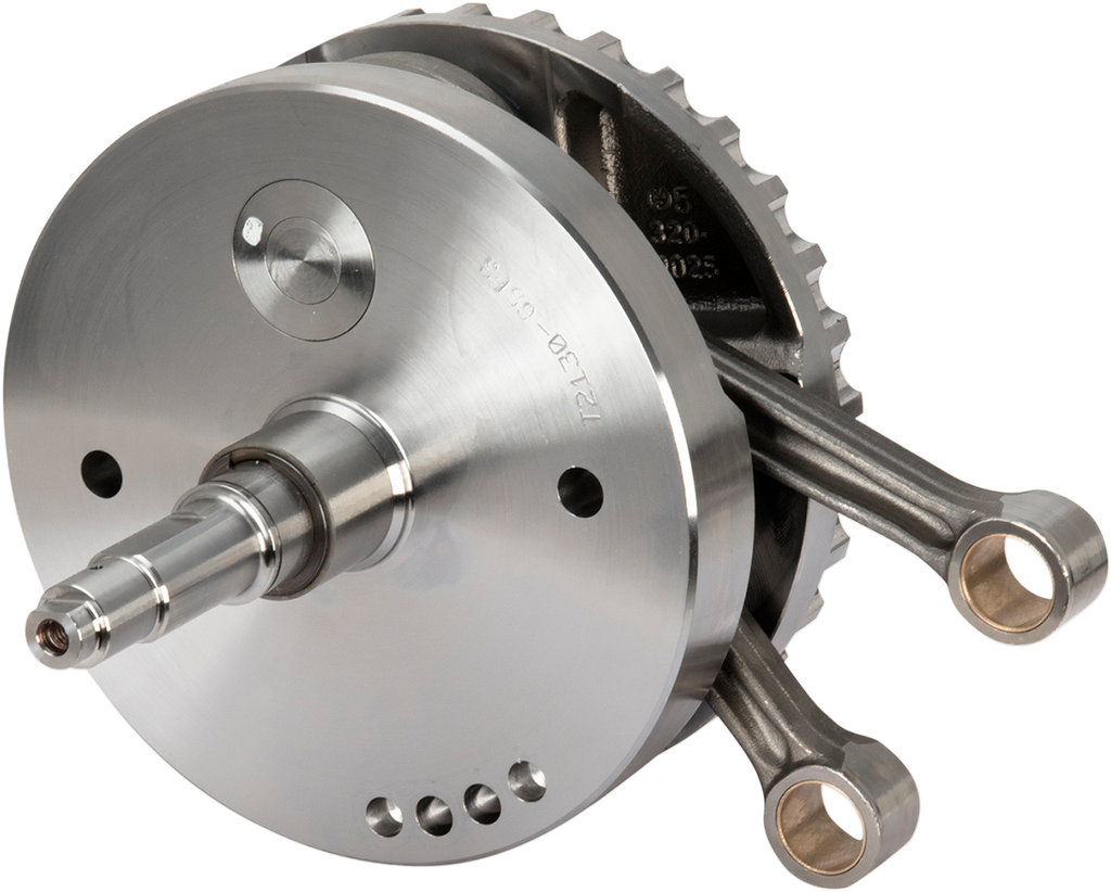 S&S CYCLE Flywheel Assembly - 4-5/8" - w/o Sprocket Bearing Race - Replacement for SE 120R 124" Motor 320-0523 — image 1