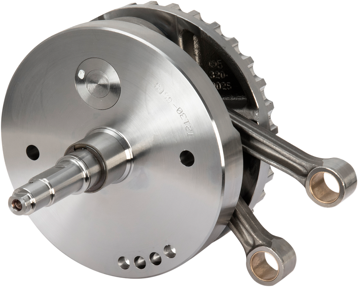 S&S CYCLE Flywheel Assembly - 4-5/8" - w/o Sprocket Bearing Race - Replacement for SE 120R 124" Motor 320-0523 — image 1