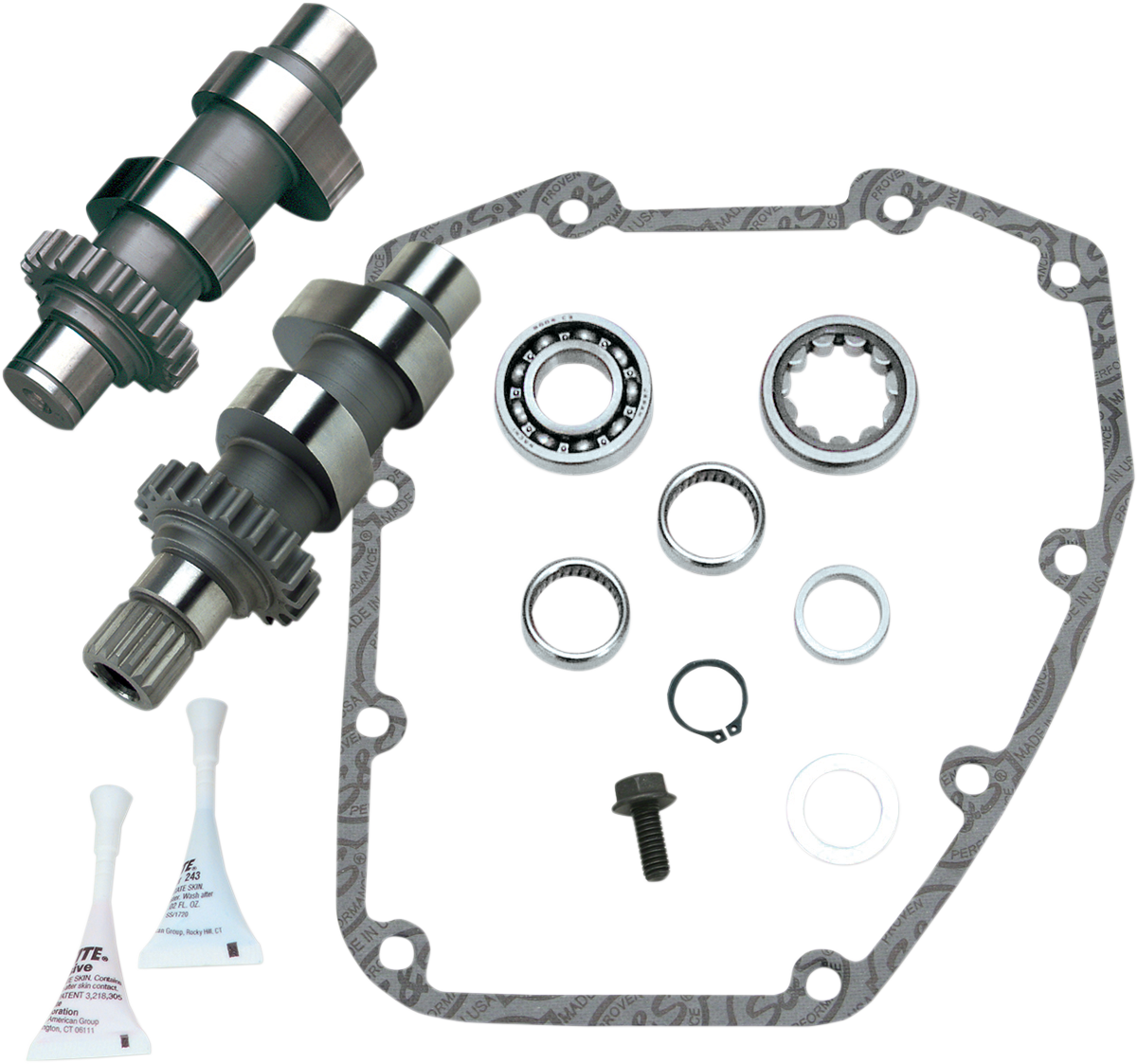 S&S CYCLE Camshft Kit - HP103 Chain Drive - Twin Cam '07-'17 | '06 Dyna 330-0343 — image 2