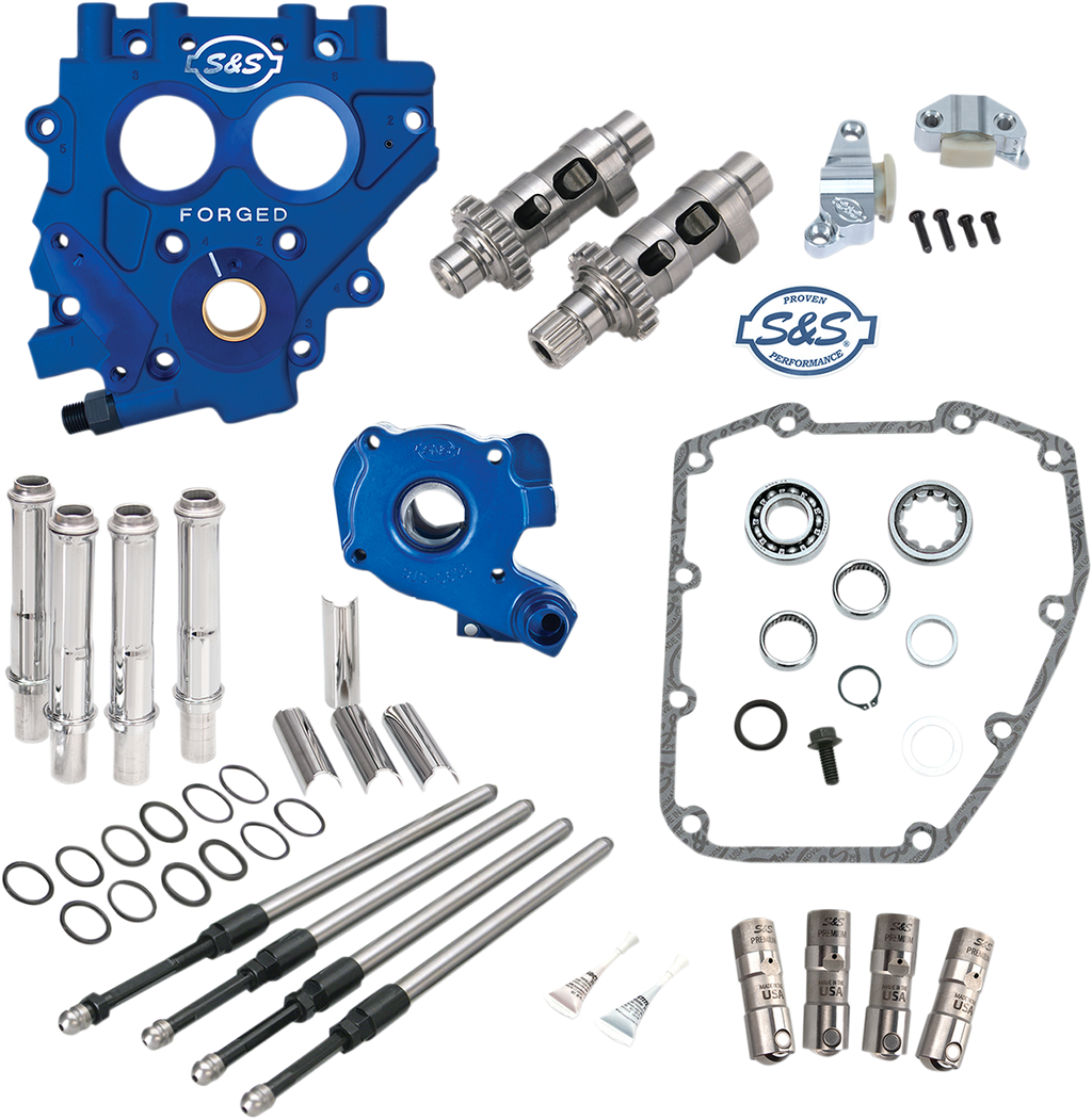 S&S CYCLE Cam Chest with Plate Kit - 585CE - Easy Start Cams - Twin Cam 330-0543 — image 1