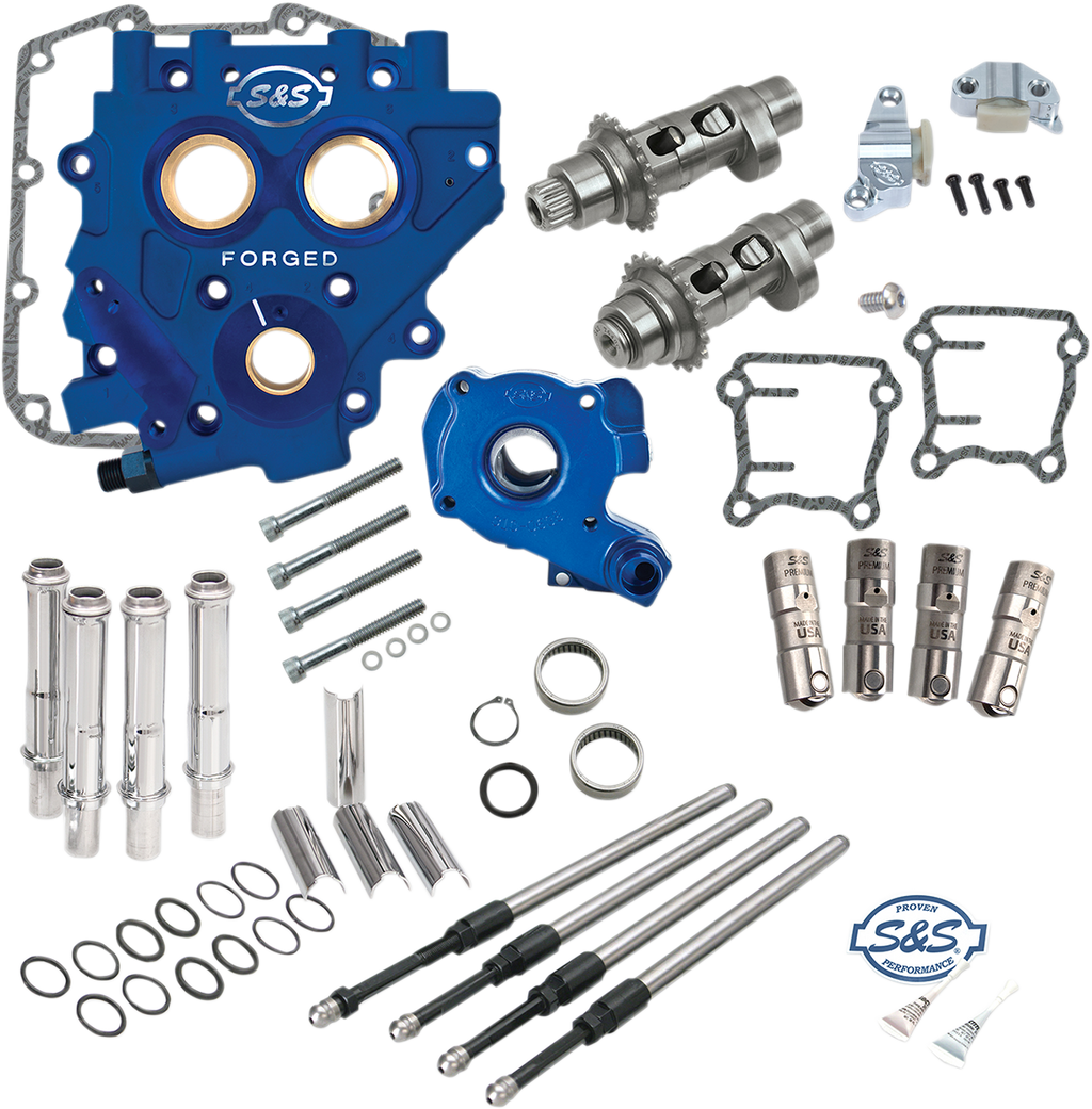 S&S CYCLE Cam Chest with Plate Kit - 585CE - Easy Start Cams - Twin Cam 330-0546 — image 1