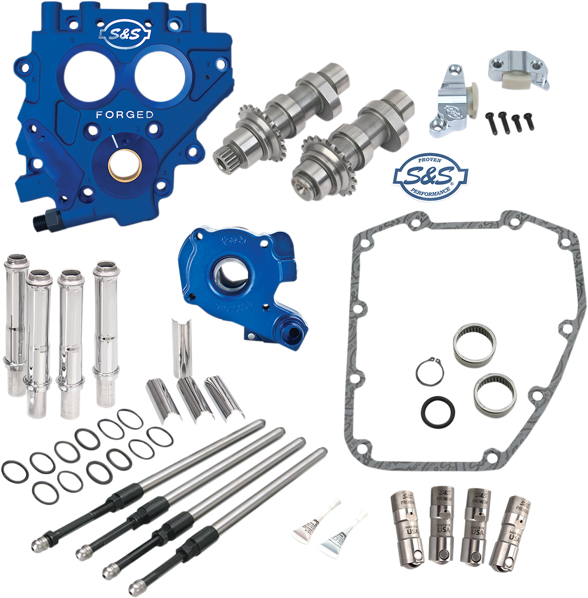 S&S CYCLE Cam Chest with Plate Kit - 585C - Standard Cams - Twin Cam 330-0553 — image 1