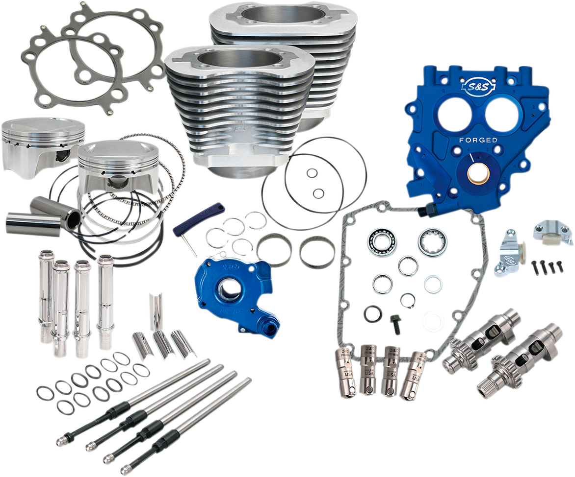 S&S CYCLE 100" Power Package - 585CE - Chain Drive - Wrinkle Black - Twin Cam 88 330-0664 — image 2