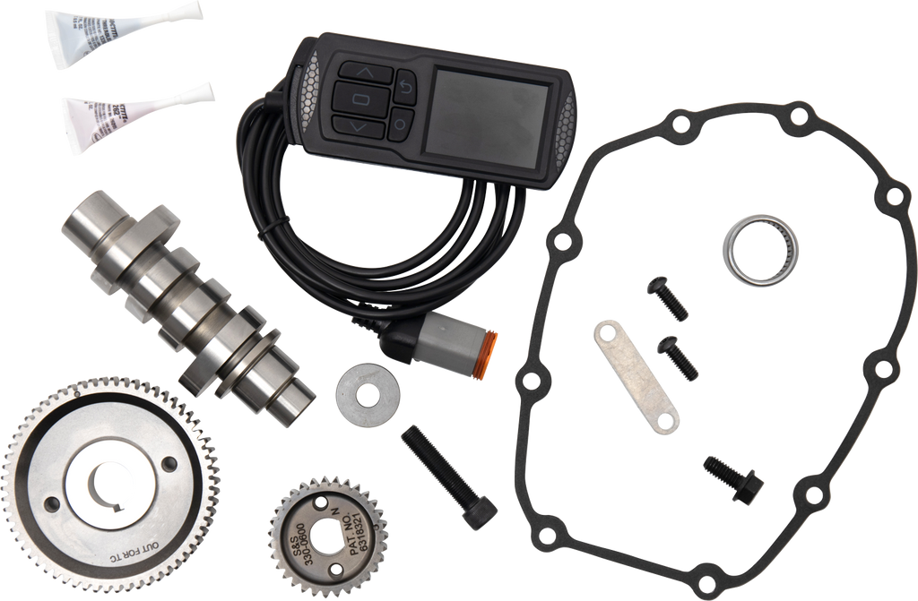 S&S CYCLE Camshaft Kit with PV-3 Tuner - 475G Gear Drive - M8 Touring 330-0726 — image 1