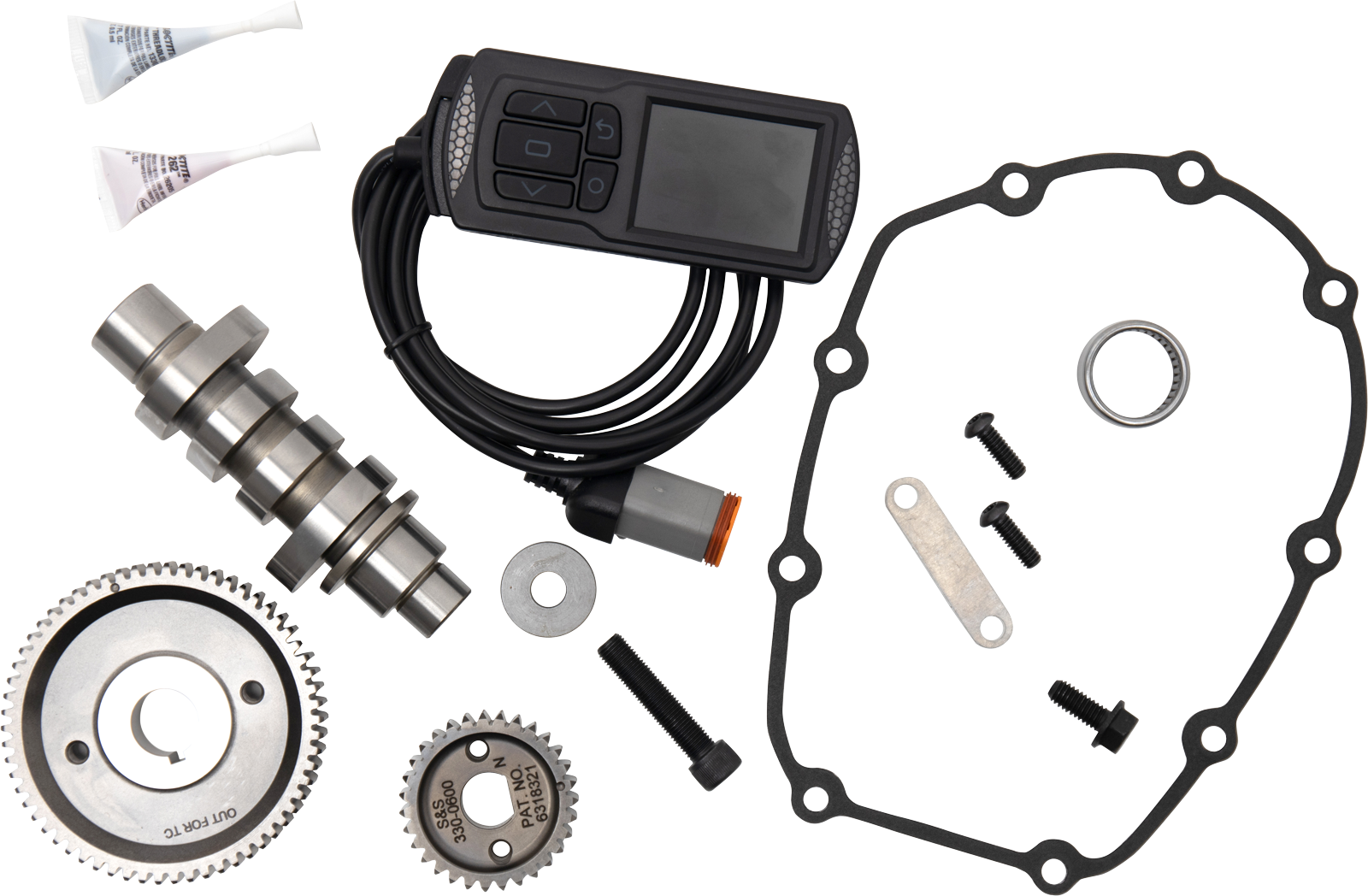 S&S CYCLE Camshaft Kit with PV-3 Tuner - 475G Gear Drive - M8 Touring 330-0726 — image 1