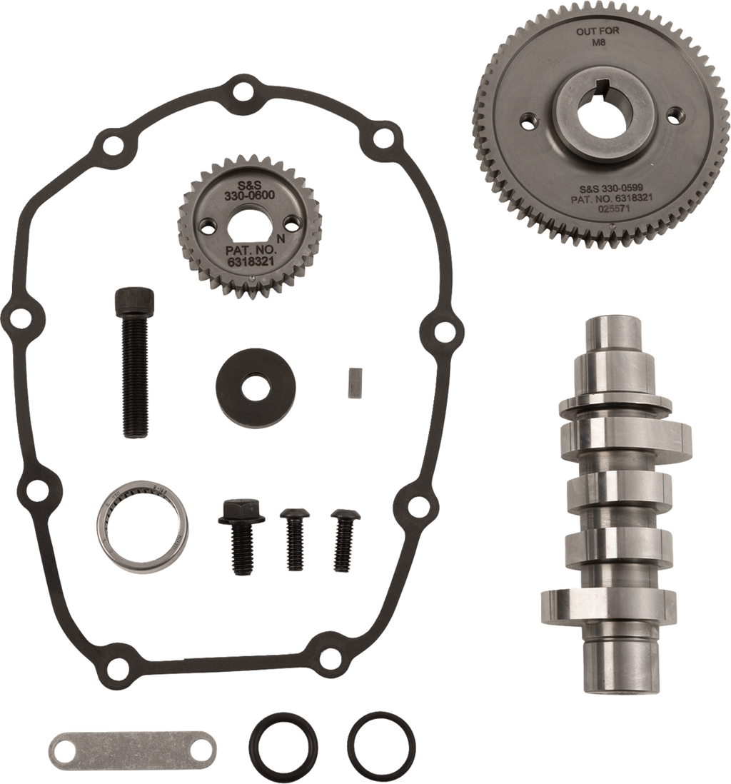 S&S CYCLE Camshaft Kit - HPT496C - Gear Drive - M8 330-0826 — image 1