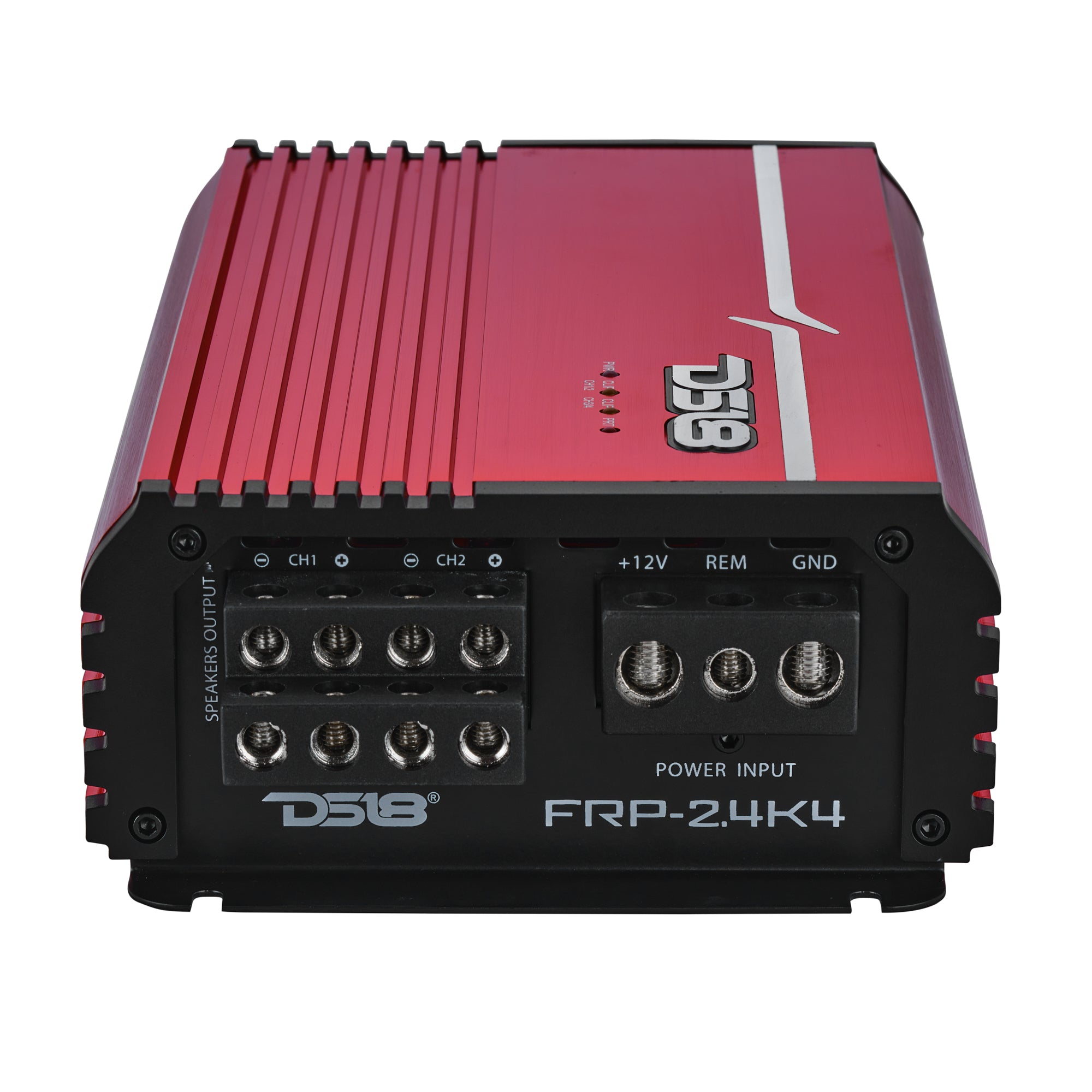 DS18 FRP-2.4K4/RD Compact 4-Channel Full-Range Class-D Amplifier | 2400W RMS - Red — image 3