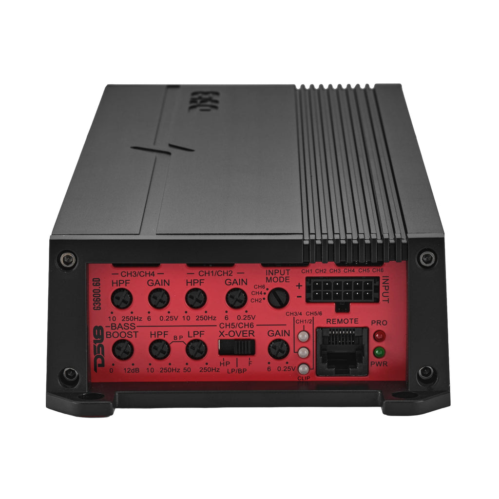 DS18 G3600.6D GEN-X 6-Channel Class D Full Range Amplifier | 6 x 200W @ 4-Ohm — image 4
