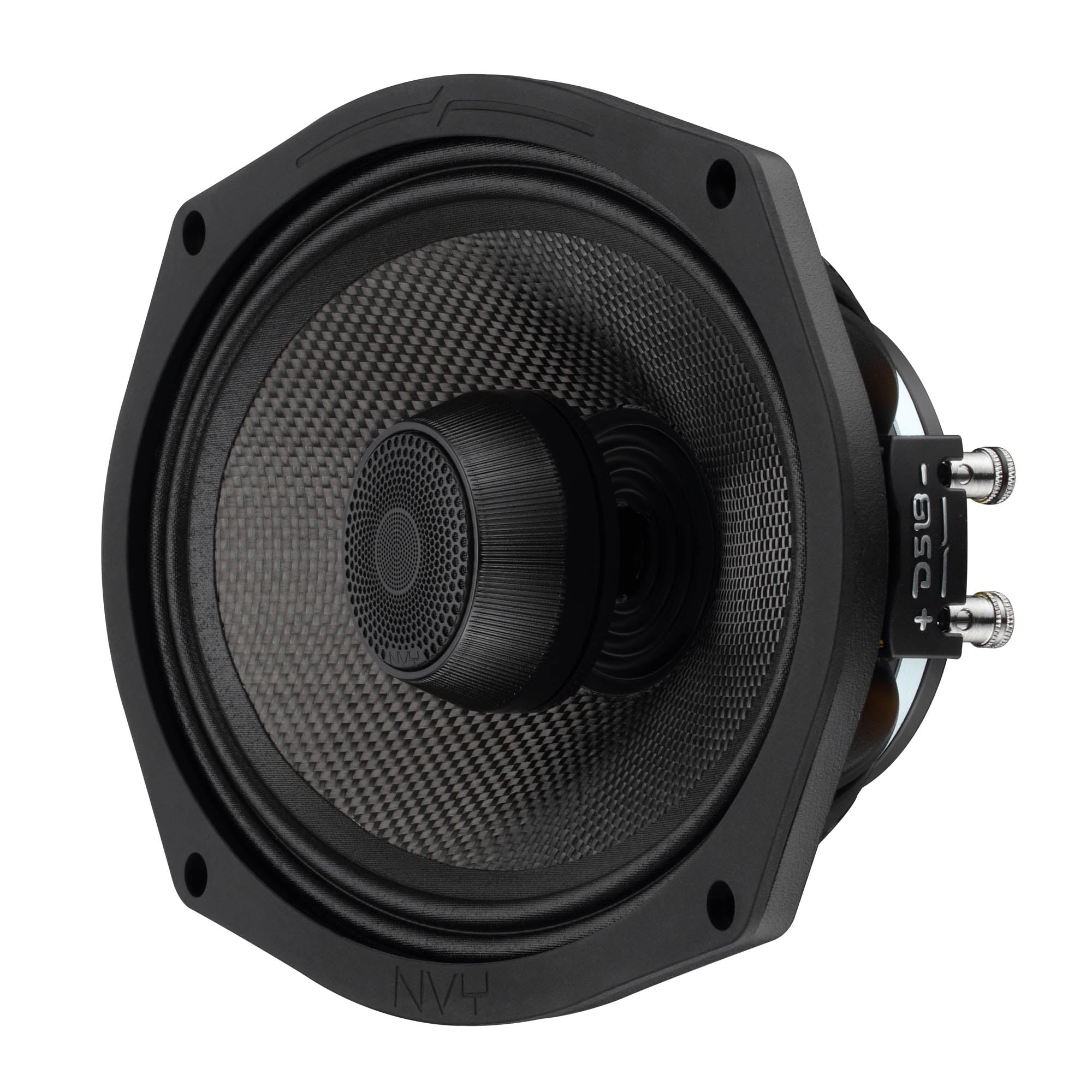 DS18 NVY-69CFZT-N4 6x9” 2-Way Coaxial Loudspeaker with Water-Resistant Carbon Fiber Cone, 1” Bullet Tweeter, Neodymium Magnet | 300W RMS 4-Ohm — image 3