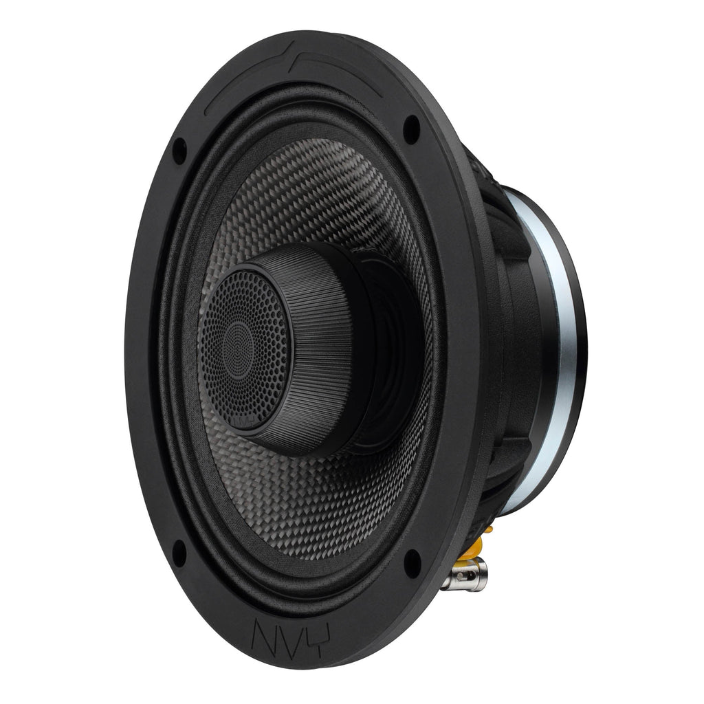 DS18 NVY-6CFZT-N4 6.5” 2-Way Coaxial Loudspeaker with Water-Resistant Carbon Fiber Cone, 1” Bullet Tweeter, Neodymium Magnet | 300W RMS 4-Ohm — image 3