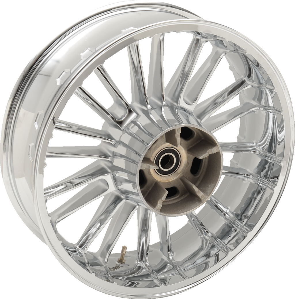 COASTAL MOTO Wheel - Atlantic 3D - Rear - Single Disc/without ABS - Chrome - 18x5.5 - '09+ FL 3D-ATL185CH — image 2