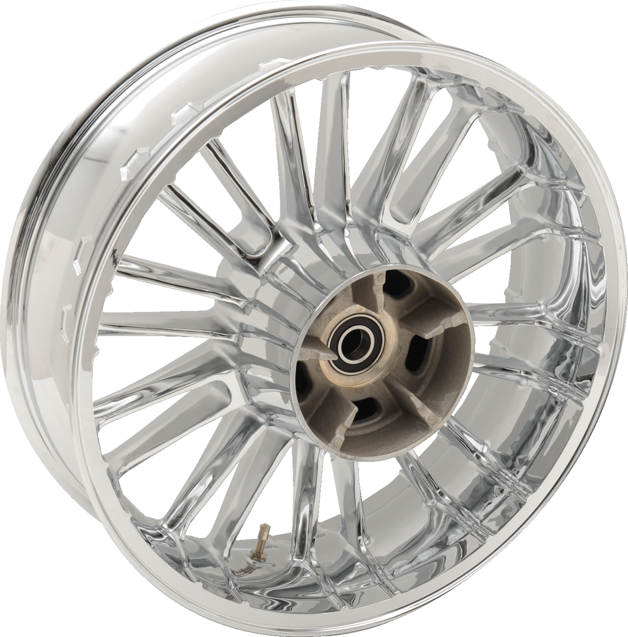 COASTAL MOTO Wheel - Atlantic 3D - Rear - Single Disc/without ABS - Chrome - 18x5.5 - '09+ FL 3D-ATL185CH — image 2