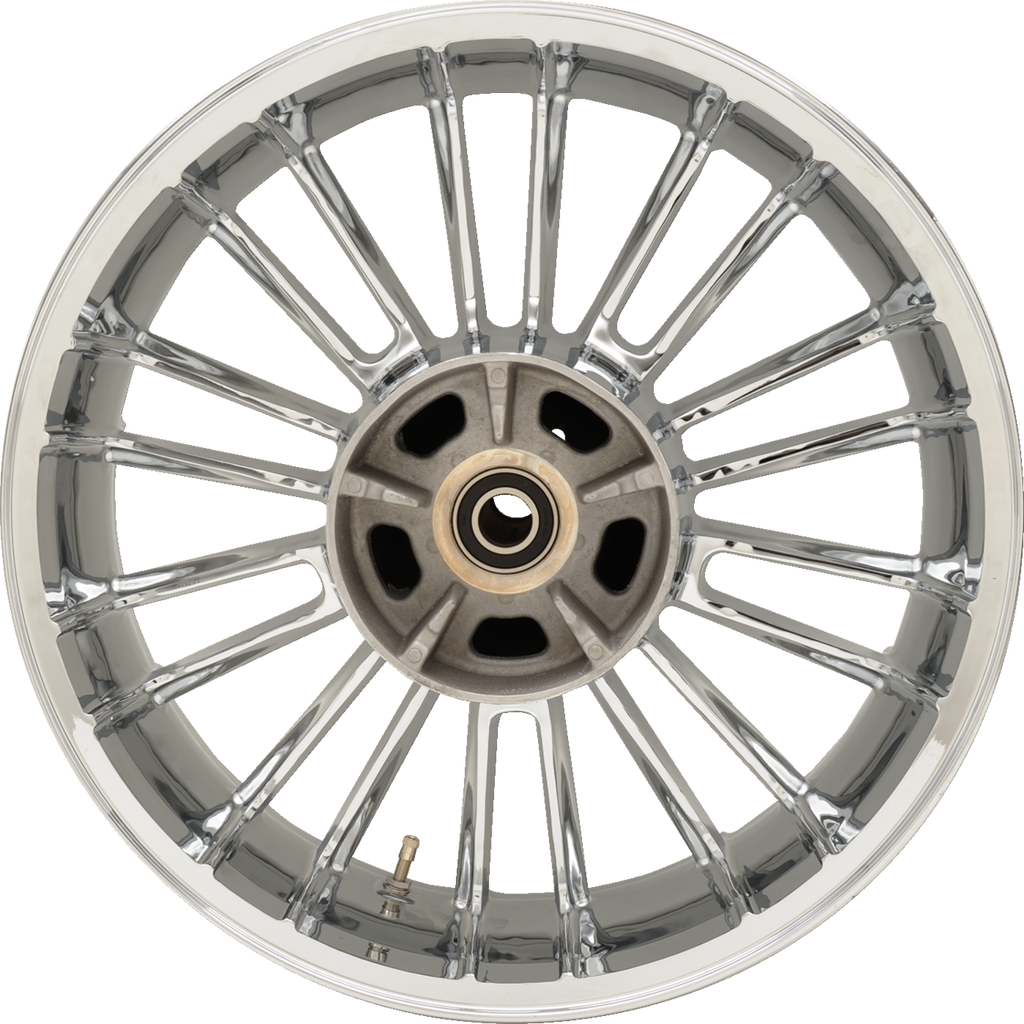 COASTAL MOTO Wheel - Atlantic 3D - Rear - Single Disc/without ABS - Chrome - 18x5.5 - '09+ FL 3D-ATL185CH — image 4