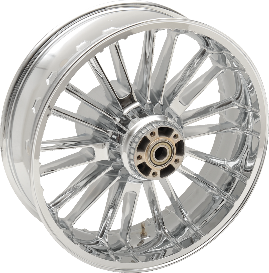 COASTAL MOTO Wheel - Atlantic 3D - Rear - Single Disc/with ABS - Chrome - 18x5.5 3D-ATL185CHABST — image 1
