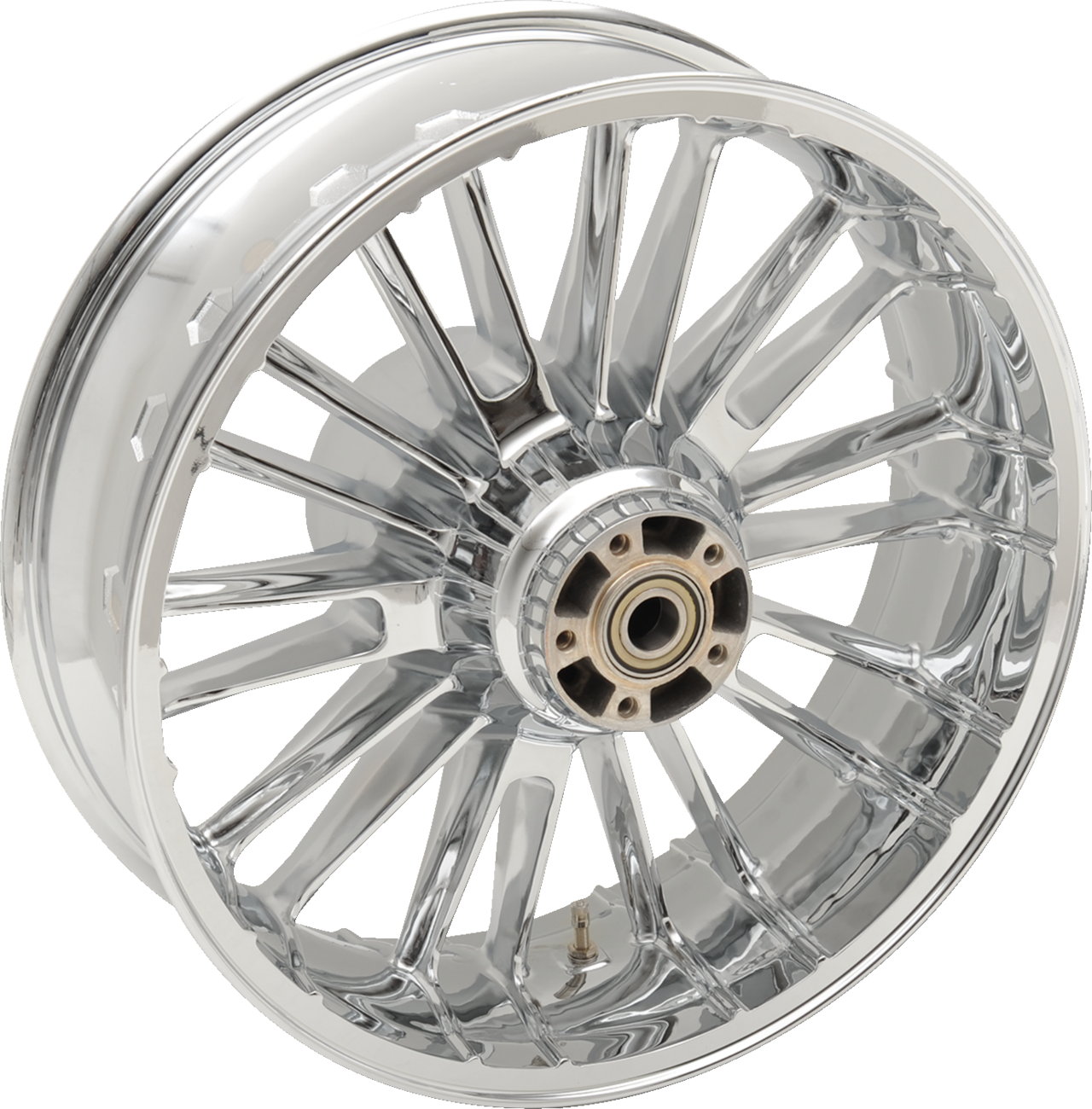COASTAL MOTO Wheel - Atlantic 3D - Rear - Single Disc/with ABS - Chrome - 18x5.5 3D-ATL185CHABST — image 1